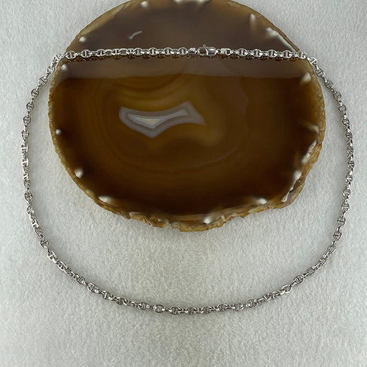 Platinum PT950 Mariner Chain Necklace 33.04g 59cm 4.0mm