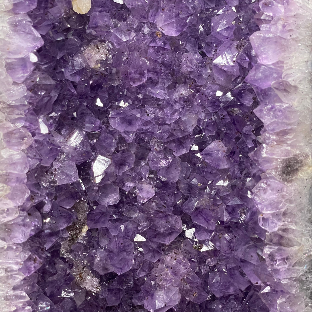 Unique Natural Amethyst with Silver Crystal at the bottom as Treasurers Gold Display Wooden Stand - 49.0kg 1020 by 310 by 330mm