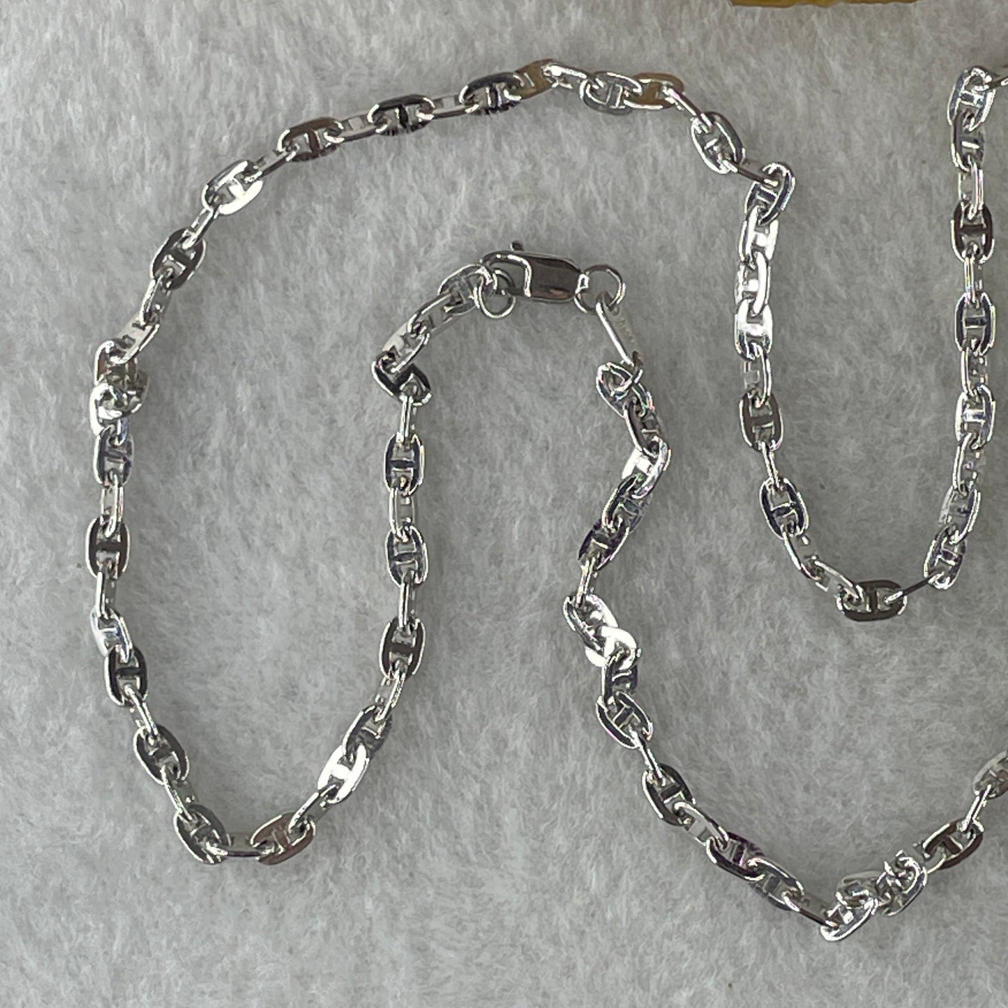 Platinum PT950 Mariner Chain Necklace 19.39g 2.9mm 55cm