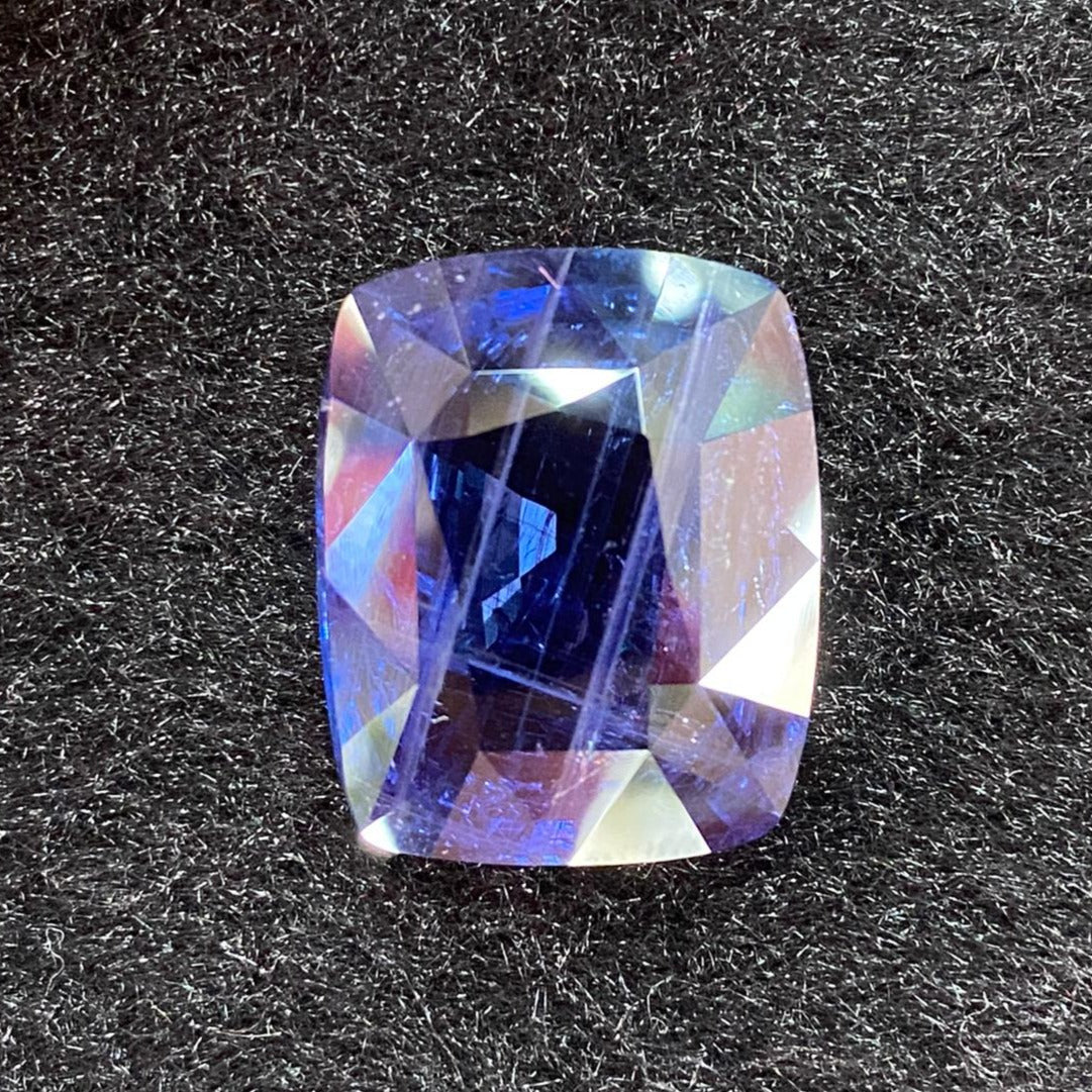 Very Rare and Large Unheated Natural Color Changing Sapphire 53.57ct 23.18 by 18.94 by 11.69mm With GRS and NGI Certificates