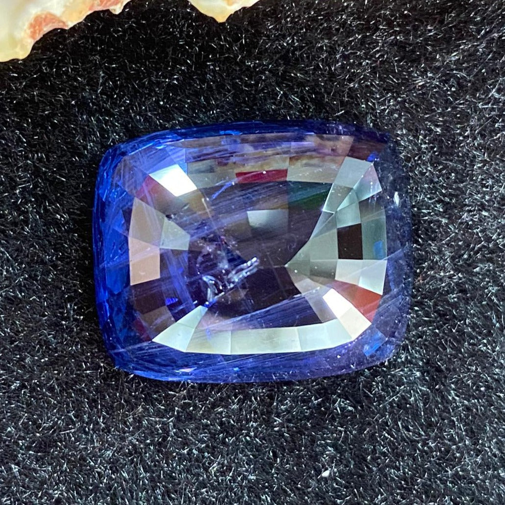 Very Rare and Large Unheated Natural Color Changing Sapphire 53.57ct 23.18 by 18.94 by 11.69mm With GRS and NGI Certificates
