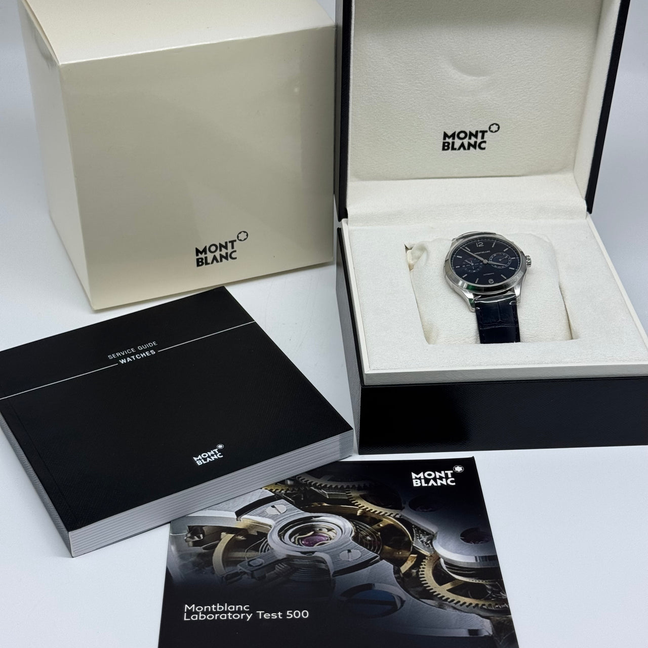 Montblanc Brand New Heritage Chronométrie Twincounter Date in blue Apr 2021