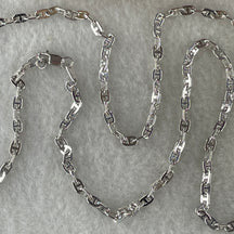 Platinum PT950 Mariner Chain Necklace 19.39g 2.9mm 55cm