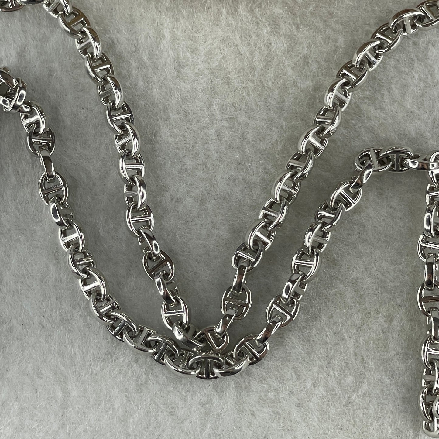 Platinum PT950 Mariner Chain Necklace 33.04g 59cm 4.0mm
