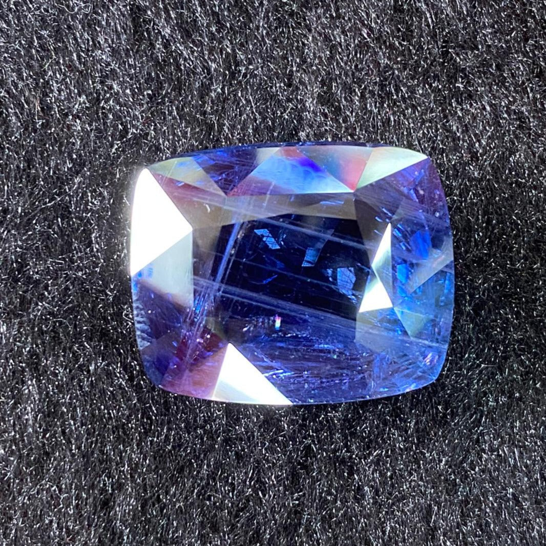 Very Rare and Large Unheated Natural Color Changing Sapphire 53.57ct 23.18 by 18.94 by 11.69mm With GRS and NGI Certificates