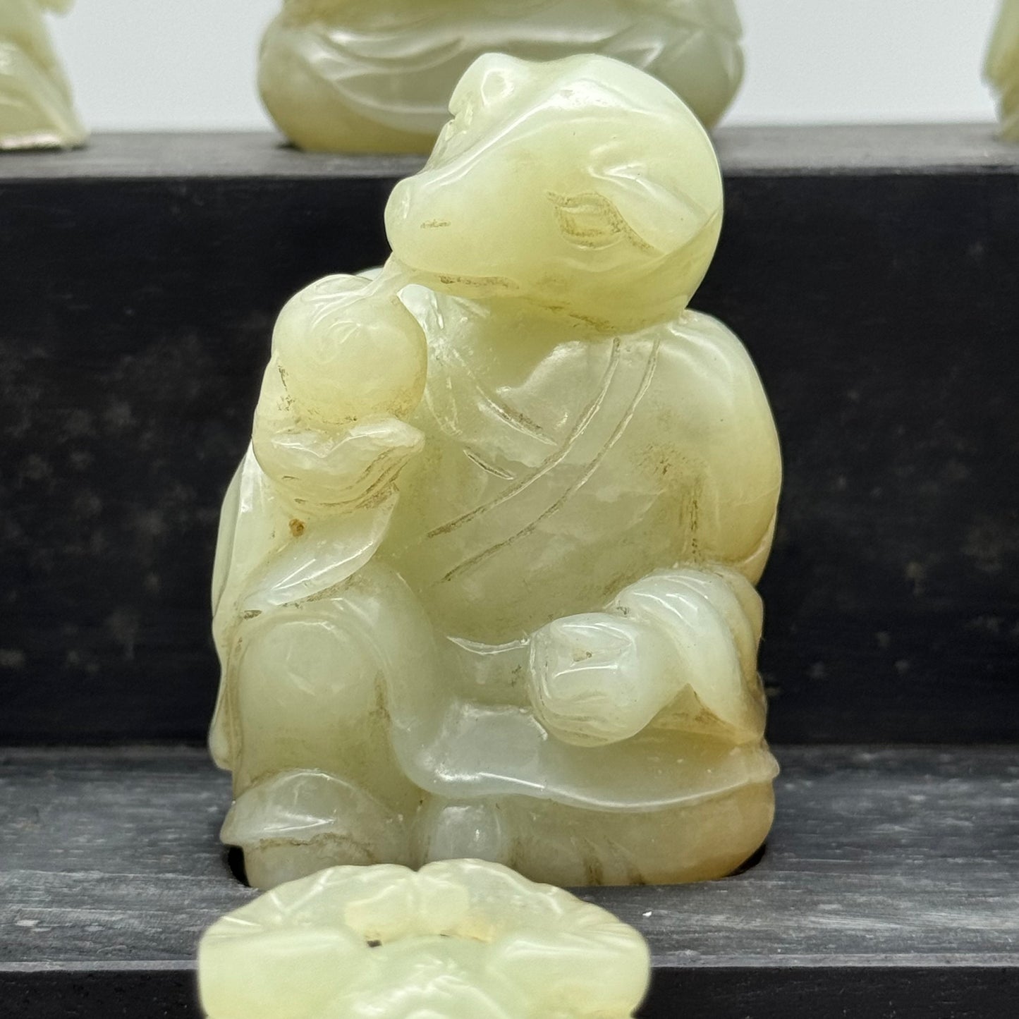Rare Antique Natural Nephrite 12 Zodiac each about 164.5g H69.6 by L47.6 by B36.4mm Total 5,475g H26.4 by L33.5 by B26.0mm