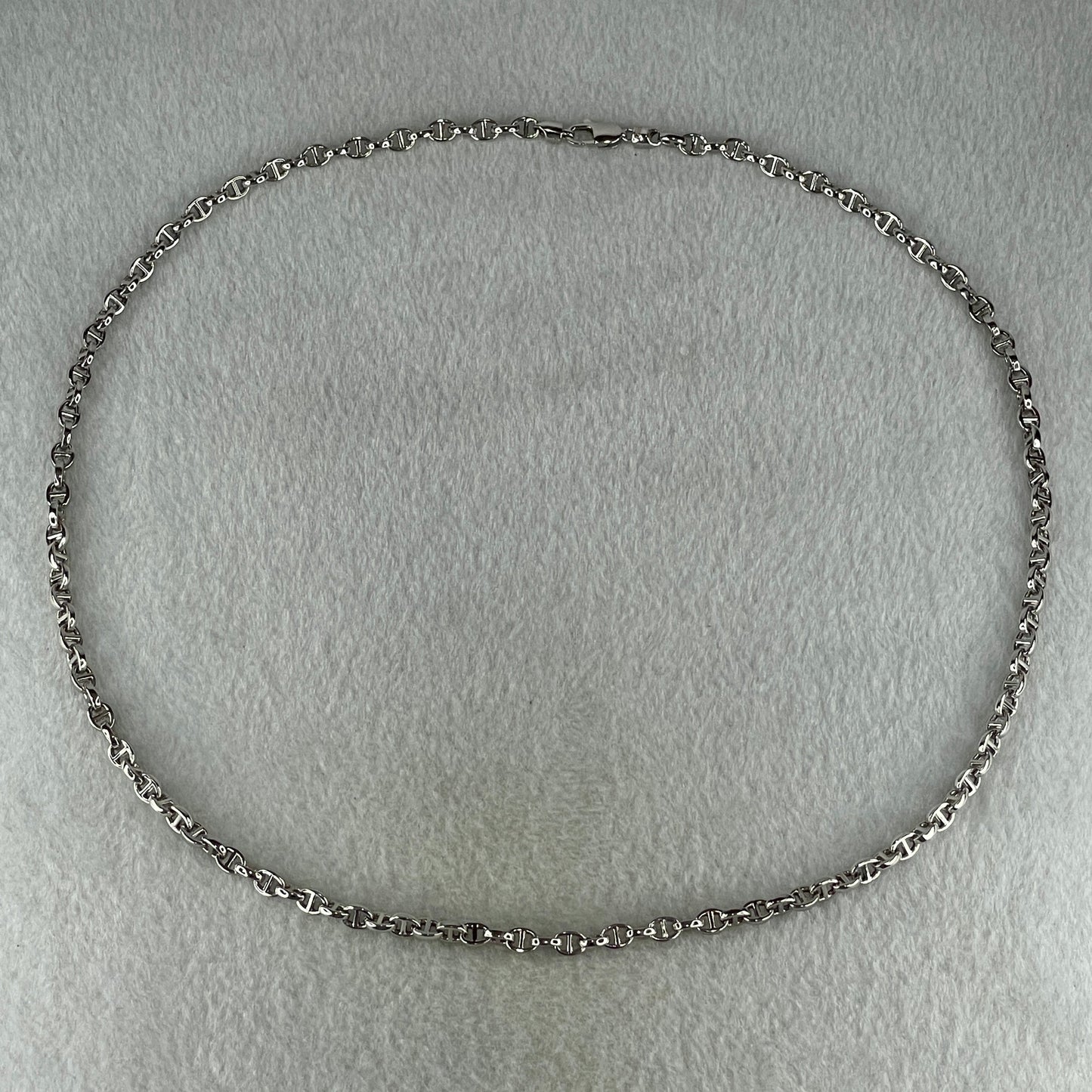 Platinum PT950 Mariner Chain Necklace 33.04g 59cm 4.0mm