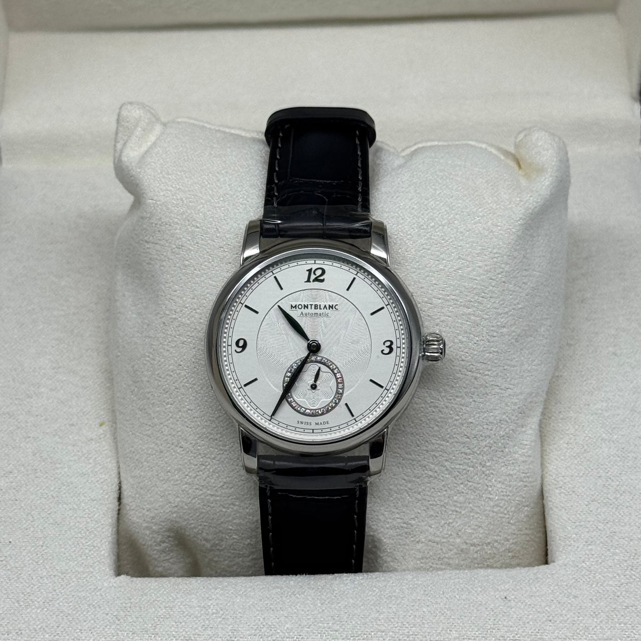 Mont Blanc  Montblanc Star Legacy Small Second (32 mm) Watch 118534 Brand New Apr 2021 in Alligator Strap