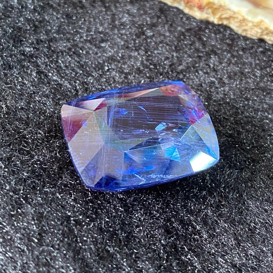 Very Rare and Large Unheated Natural Color Changing Sapphire 53.57ct 23.18 by 18.94 by 11.69mm With GRS and NGI Certificates