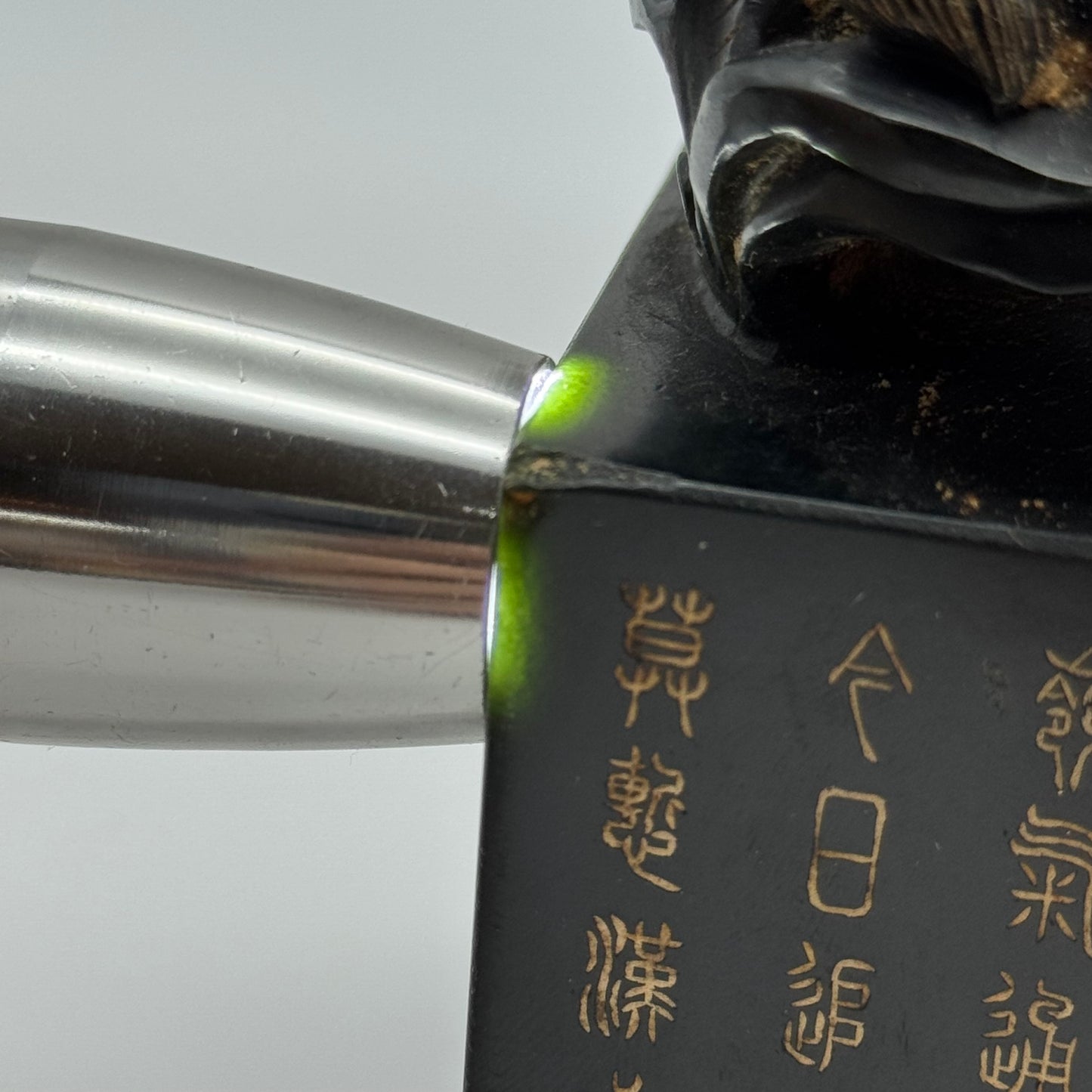 Rare Antique Natural Dark Green Nephrite Seal Pair of Twin Double Pixiu Stamp 5,596.2g 86.4 by 86.9 by 120.2mm with Wooden Box 355.0 by 165.0 by 190.0mm