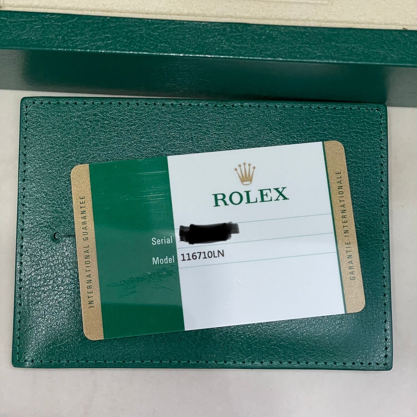 (Pre-Love) Rolex Diamond Ice GMT Master 2 Stainless Steel Custom Diamonds 40mm Model 116710LN Dec 2017 with Box and Authentication Card (Available - Bank Transfer only)